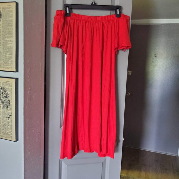 The Vanity Room Dresses & Skirts - NWT The Vanity Room Red Off Shoulder Dress